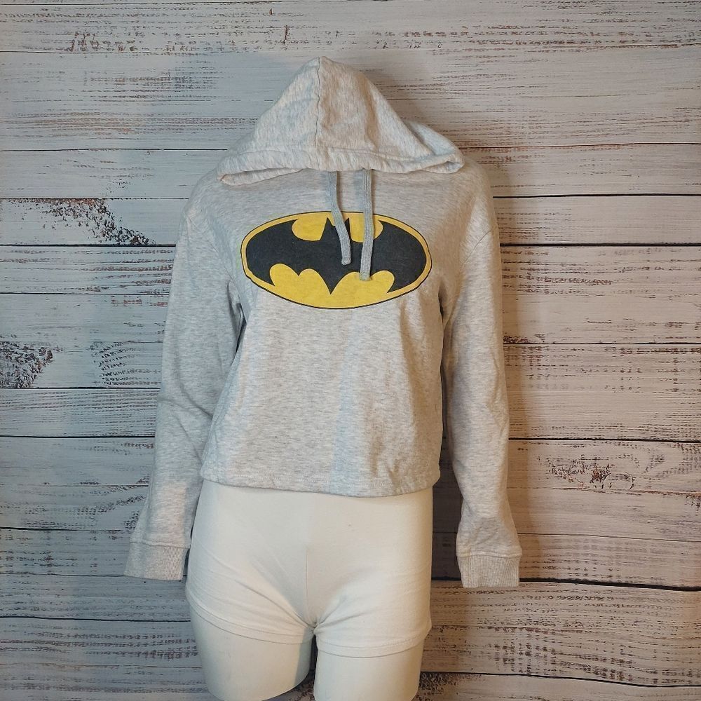 Kids Girls Batman Sweater Body Crop - Picture 2 of 10